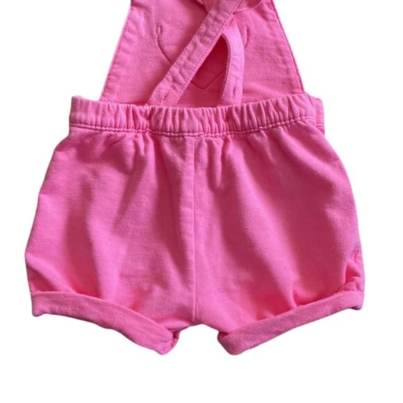 Carter's Ruffle Heart Shortalls 9 Months - Picture 5 of 8